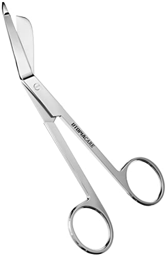 Utopia Care Medical Scissors - EMT and Trauma Shears - 5.5 Inch Nursing and Surgical Scissors - Stainless Steel Bandage Scissors for Nurses (Silver)
