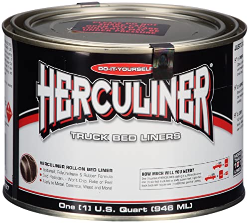 HERCULINER Truck Bed Liner, Black, 1 Quart
