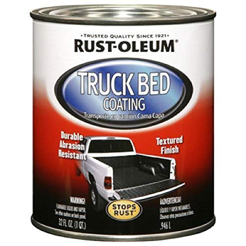 Rust-Oleum, Black Automotive 248915 Ounce Truck Bed Coating Quarts, 32 Fl Oz (Pack of 1), 2 Pound