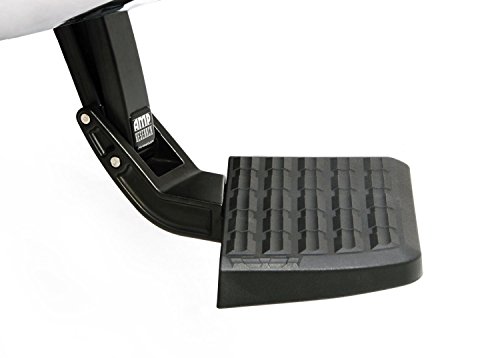 AMP Research 75315-01A BedStep Retractable Bumper Step for 2015-2019 Silverado & Sierra 2500/3500 , Black