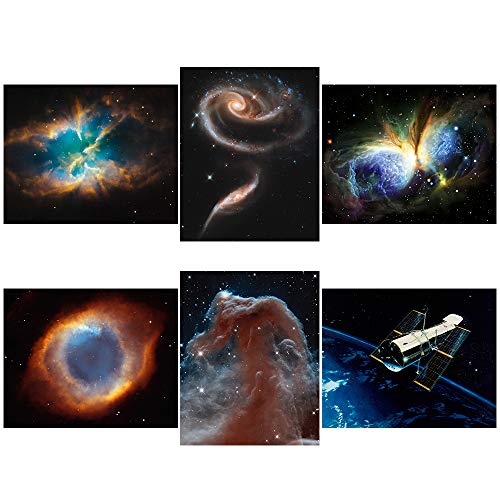 Space Art | Hubble Telescope Prints | Set of 6-8 x 10 Prints Astrology | Space Gifts