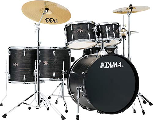Tama Imperialstar Complete Drum Set - 6-Piece - Black Oak Wrap