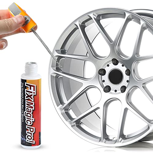 Ouzorp Car Wheel Scratch Fix Rim Touch Up Paint Rim Scratch Repair Pen Quick And Easy Wheelsilver