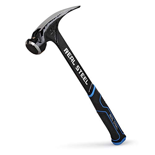 Real Steel 0517 Milled Face Framing Hammer with Rip Claw, 21 oz