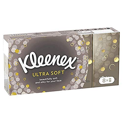 Kleenex Ultra Soft Pocket Packs Tissues, Pack of 8