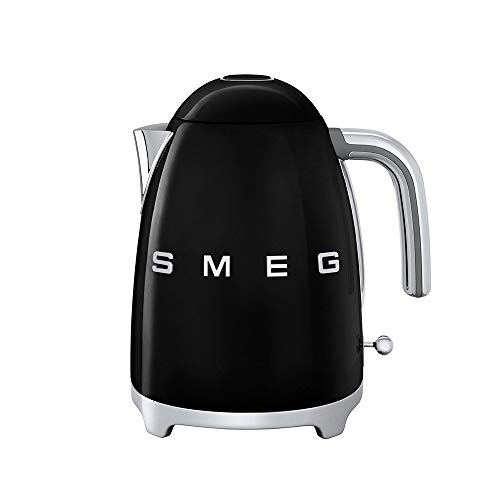 Smeg 50s Style 1.75-qt. Stainless Steel Variable Temperature Electric Kettle Color: Black