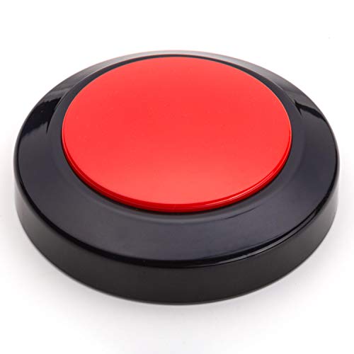 Cirbic Talking Clock for Visually impaired, Blind, Elderly. Large and high Contrast (Red)