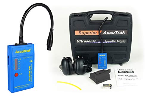 Superior AccuTrak VPE-GN PRO Ultrasonic Leak Detector Professional Kit with Hard HAT Compatible Headphone Set