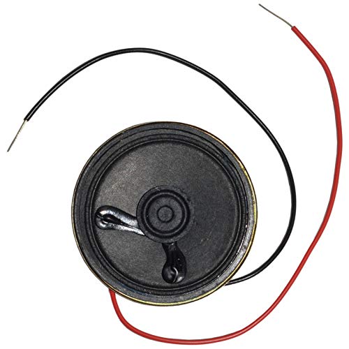 EX ELECTRONIX EXPRESS 2 Inch 0.5 Watt Round Speaker with Wire Leads - 8 ohm