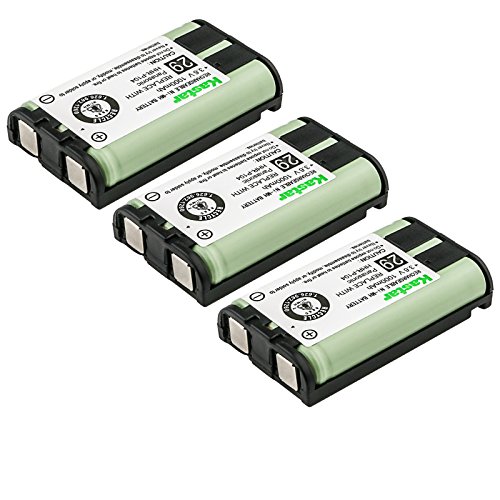 Kastar 3-Pack Type 29 Cordless Phone Battery for Panasonic HHR-P104 HHR-P104A 23968 439024 439025 KX-TG2302 KX-TG230 KX-TG2312 KX-TG2355W KX-TG2356 KX-TG2357 KX-TG2382B KX-TG2386B KX-TG2388B KX-TG2396