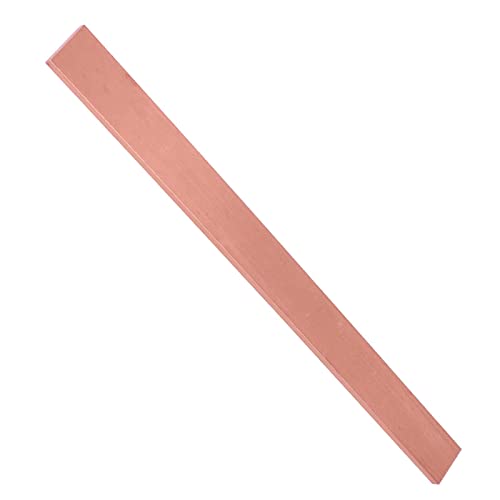 C110 Copper Flat Bar, 1/8" Thickness x 1" Width x 12" Length Copper Flat Bar Stock, 3mm x 25mm x 305mm