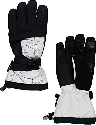 Spyder Active Sports Men's Overweb Gore-TEX Ski Glove, White, Small