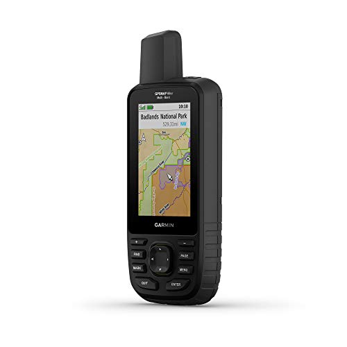 Garmin GPSMAP 66sr, Hiking Handheld with Expanded GNSS and Multi-Band TechnologyHandheld, 3" Color Display (010-02431-00) , Black