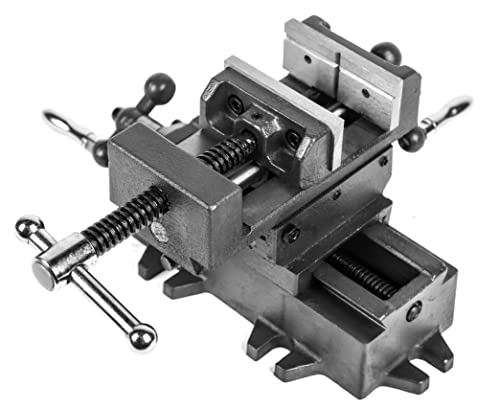 WEN Cross Vise, 3.25-Inch with Compound Slide for Mills and Drill Presses (CV413)