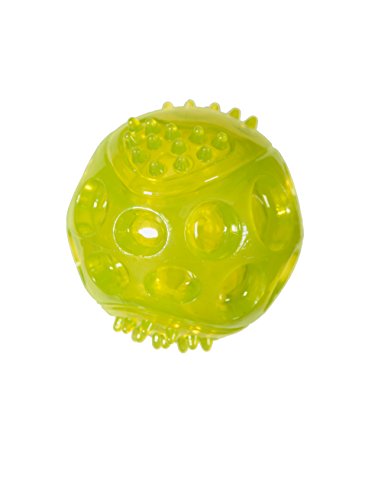 Chase 'n Chomp Durable TPR Squeaking Fetch Ball Dog Toy, 3"