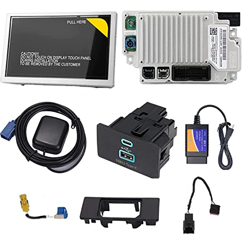 TAIFAM SYNC 2 to SYNC 3 Upgrade Kit, SYNC 3 Upgrade Kits Compatible Ford 2011-2016 F150, 8 Inch SYNC 3.4 MyFord Touch(MFT), APIM Module, GPS Navigation, Support Carplay, Built-in NA221 Map