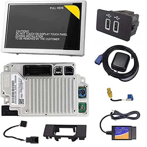 TAIFAM SYNC 2 to SYNC 3 Upgrade Kit Compatible Ford 2011-2016 F15O, 8 Inch SYNC 3.4 MyFord Touch(MFT), APIM Module, GPS Navigation Built-in NA221 Map, Support Carplay and Android Auto, Easy Install