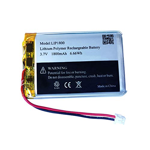 3.7v 1800mAh LiPo Battery for Sony DualShock 4 PS4 Controller Battery Replacement (Cuh-zct2u Battery_1 Pack)