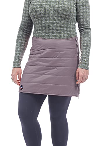 Big Agnes Womens Columbine Superlight Synthetic Insulated Skirt, Elderberry, Medium