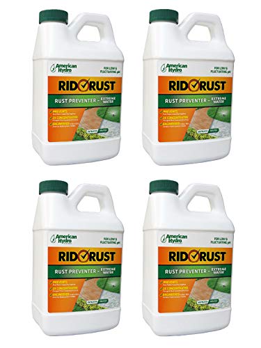 American Hydro Systems 4-Pack RR2 Rid O' Rust Stain Preventer Extreme Water, 1/2 Gallon, 4 Pack