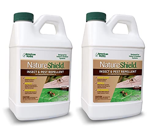 American Hydro Systems NS2 NatureShield Low Odor Insect and Pest Repellant, 64oz, 2 Pack (Model: NS2 2PK)