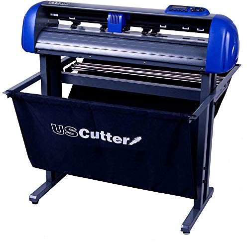 USCutter Titan 28 inch Vinyl Cutter with Stand, Basket and VinylMaster Cut (Design and Cut) Software