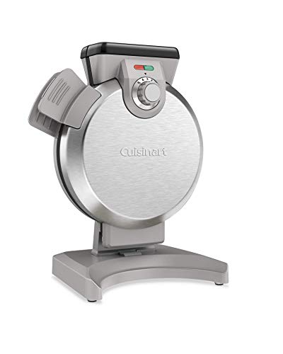 Cuisinart WAF-V100 Vertical Waffle Maker, Silver (Renewed)