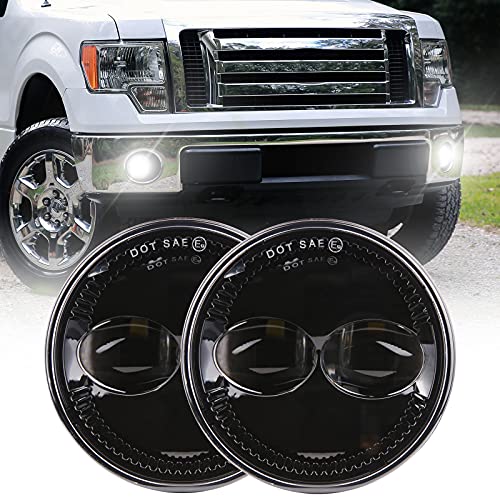 LED Fog Lights Compatible with F150 2006 2007 2008 2009 2010 2011 2012 2013 2014 Ford F150 Fog Light Front Bumper Driving Lamps Replacement Assembly Kit