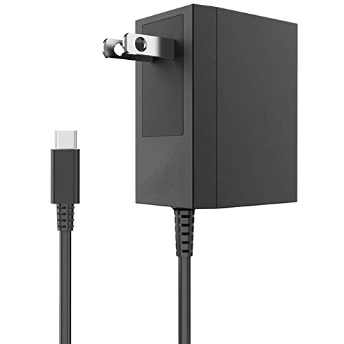 Switch Charger for Nintendo Switch, Fast Travel Wall Charger AC Adapter Power Supply 15V 2.6A Fast Charging Kit for Nintendo Switch Switch/Switch Lite/Switch OLED, Support TV Mode