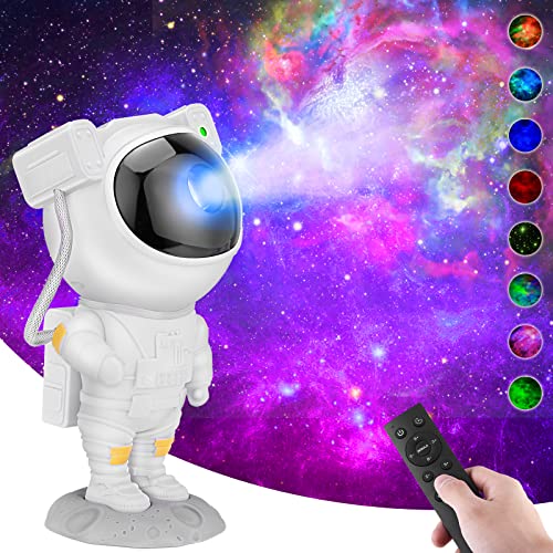 kathluce Galaxy Projector,Star Projector,Tiktok Astronaut Nebula Night Lights,Light Projectors,Remote Control Timing and 360Rotation Magnetic Head,Star Lights for Bedroom,Gaming Room Decor