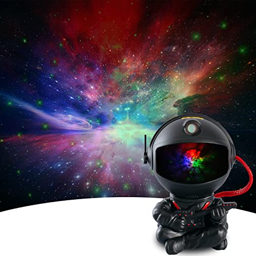 SHJQJJLBCQ Galaxy Projector, Astronaut Light Projector, Star Projector, Kids Night Light, Projector Lights for Bedroom, Adult Playroom,Ceiling, Room Decoration