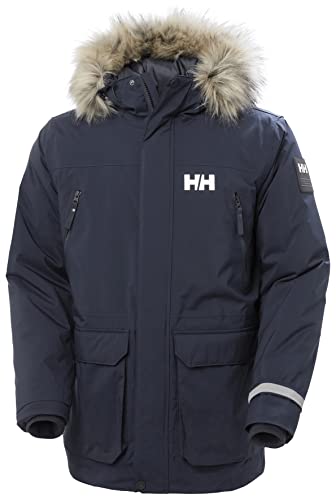 Helly-Hansen Men's Standard Reine Parka Jacket, 597 Navy, Large