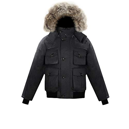 Triple F.A.T. Goose Men's Rockland - Men's Winter Parka - Winter Jackets For Men - Puffer Jacket Men - Mens Down Coats (Black, Small)
