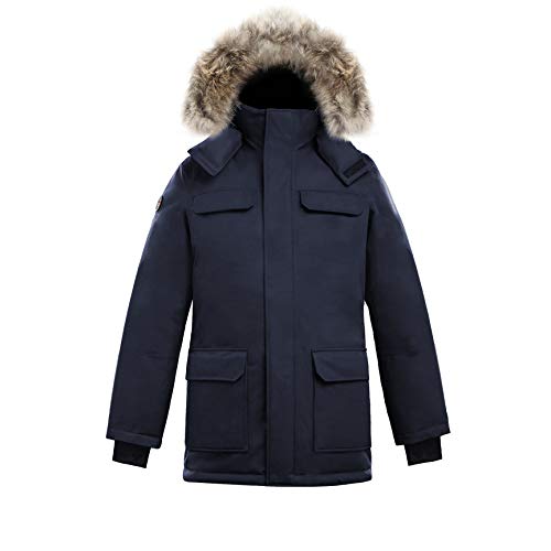 Triple F.A.T. Goose Chenega II Winter Jacket Mens - Men Snow Jacket - Men's Warm Winter Coats - Mens Heavy Winter Coat (Small, Navy)