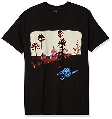 FEA mens Eagles Hotel California Tee T Shirt, Black, Large US