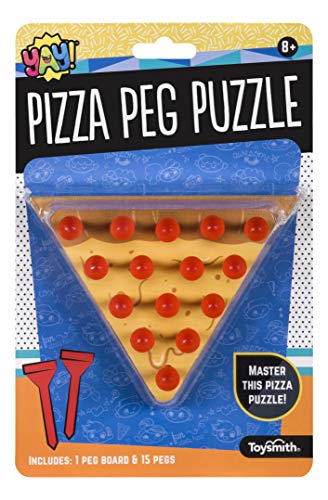 Toysmith Pizza Peg Puzzle Game, Fun Size