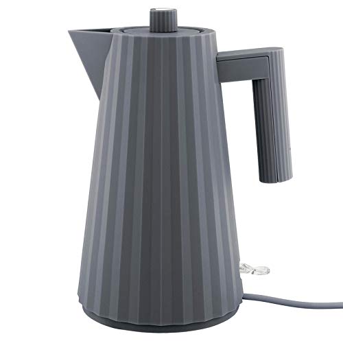 Alessi Pliss Electric Tea Kettle Grey