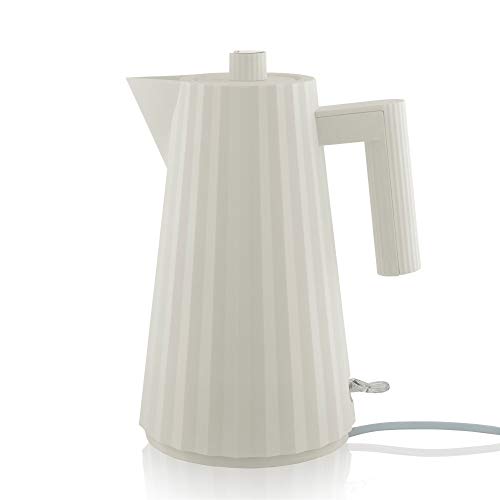 Alessi Pliss Electric Tea Kettle White