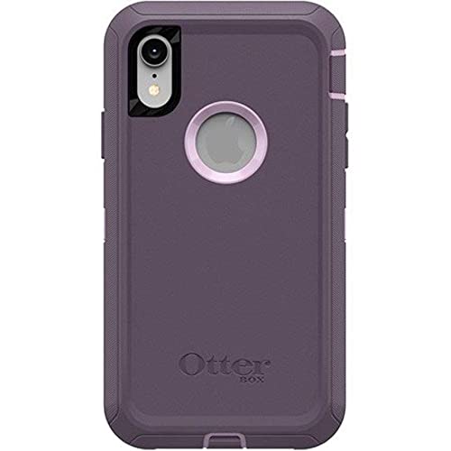 OtterBox Defender Series Screenless Edition Case for iPhone XR (Only) - Case Only - Non-Retail Packaging - Purple Nebula (Winsome Orchid/Night Purple)