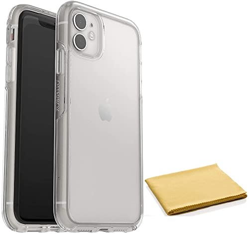 OtterBox Symmetry Series Clear Case for iPhone 11 & iPhone XR (Only) - with Cleaning Cloth - Non-Retail Packaging - Clear