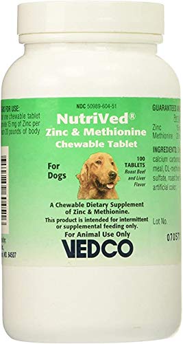 NutriVed ZinPro Chewable Tablets for Dogs (100 count)