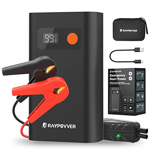 Jump Starter 2000A Peak 18000mAh Battery Jump Starter Quick Charger,Jump Starter Battery Pack for Up to 8L Gas and 6L Diesel Engines,Car Battery Charger Jump StarterPortable with Type-C PD60W QC3.0