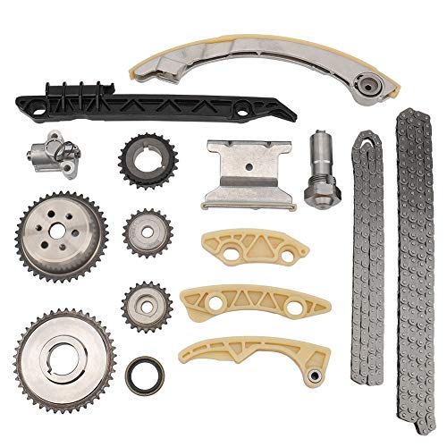 MAYASAF Engine Timing Chain Kit for 11-15 for Buick LaCrosse/Regal/Verano, 06-10 for Chevy Cobalt/10-15 Equinox/06-11 HHR/08-13 Malibu, for Pontiac G5/G6, for GMC SAAB Saturn ION/Aura/Vue/Sky