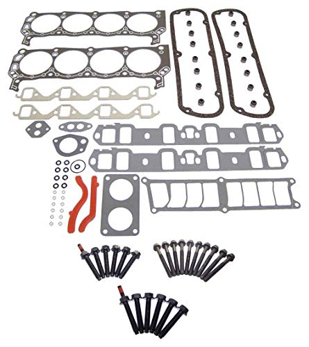 DNJ HGB4113 Cylinder Head Set with Head Bolt Kit For 1992-1996 for Ford Bronco 5.0L 302cid V8 OHV