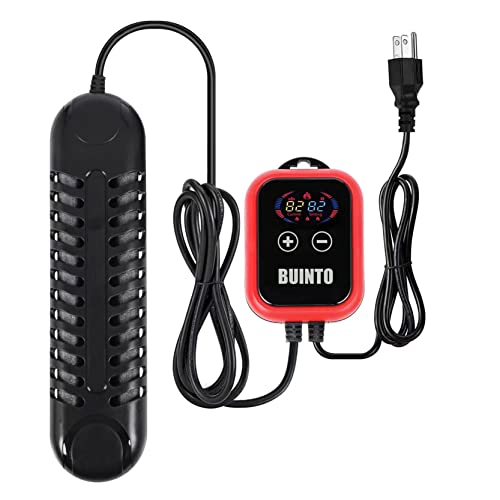 Buinto Fish Tank Heater. Aquarium Heater. Small Pond Heater. 800W. 1200W Double-Tube Heating, Energy Saving and Power Saving. Suitable for Freshwater and Saltwater Aquariums (1200W)