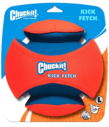 Chuckit Kick Fetch Ball Dog Toy, Large (8 Inch)