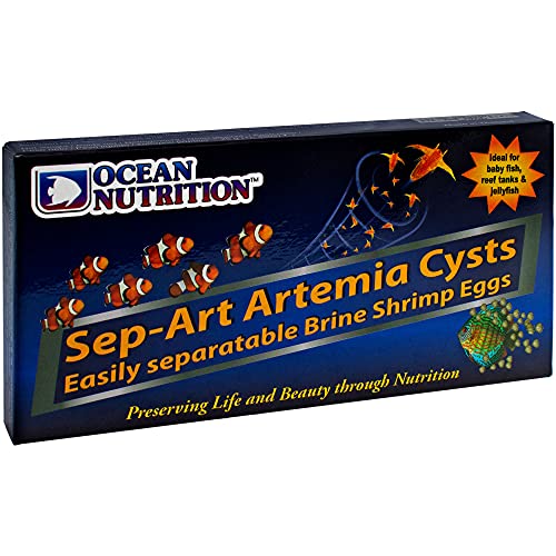 Ocean Nutrition Sep-Art Artemia Cysts (Brine Shrimp Eggs) 0.8-Ounces (25-Grams) Box