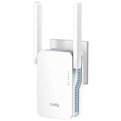 Cudy 2023 New AC1200 Mesh WiFi Extender, Up to 1200Mbps Dual Band WiFi Range Extender, WiFi Booster, 2.4GHz, 5GHz, Long Range, AP Mode, WPS, RE1200