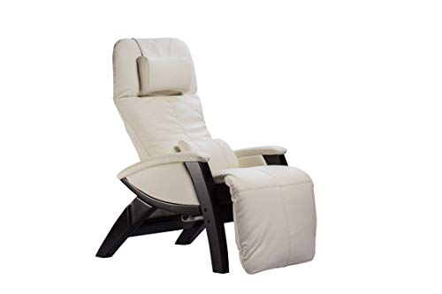 Svago ZGR Plus SV-395 Dual Power Infinite Position Zero Anti Gravity Recliner with Heat and Massage - Snowfall White Fau