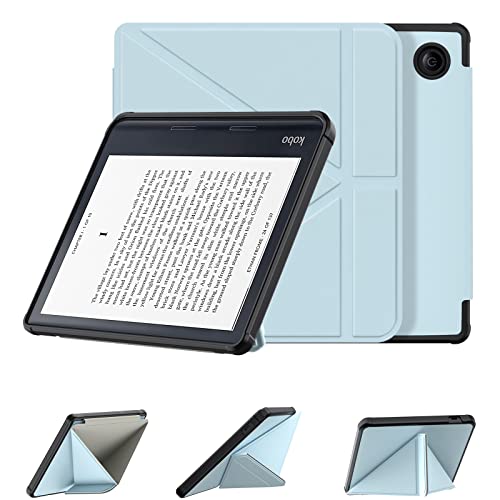 E NET-CASE Case for KOBO Sage 8 inch 2021 Released with PC Back Shell, Slim Lightweight Origami Case Wake/Sleep Cover with Magnets
